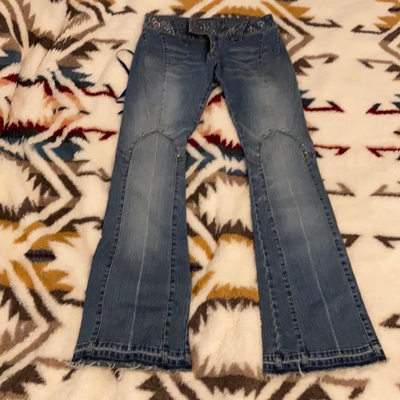 Parasuco ergonomic jeans. Sz 30. With rhinestones - Picture 2 of 14